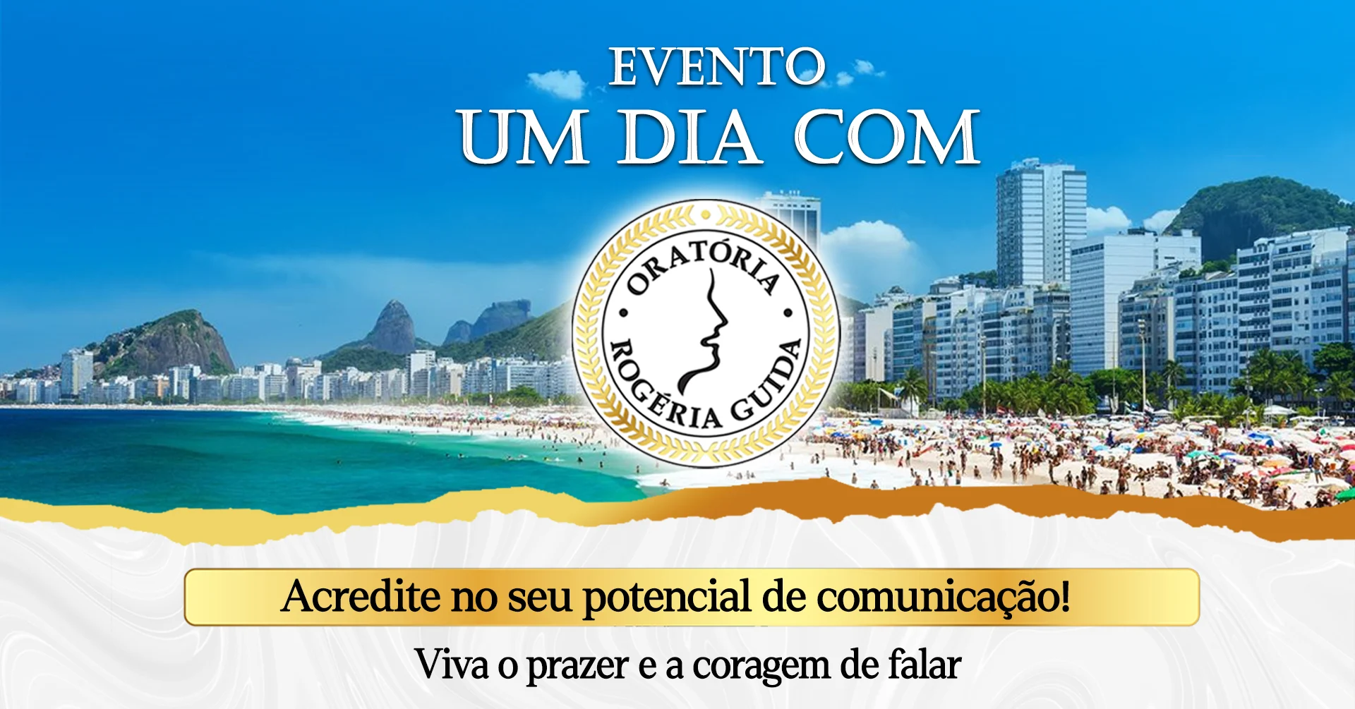 Evento UM DIA COM – Oratória Rogéria Guida